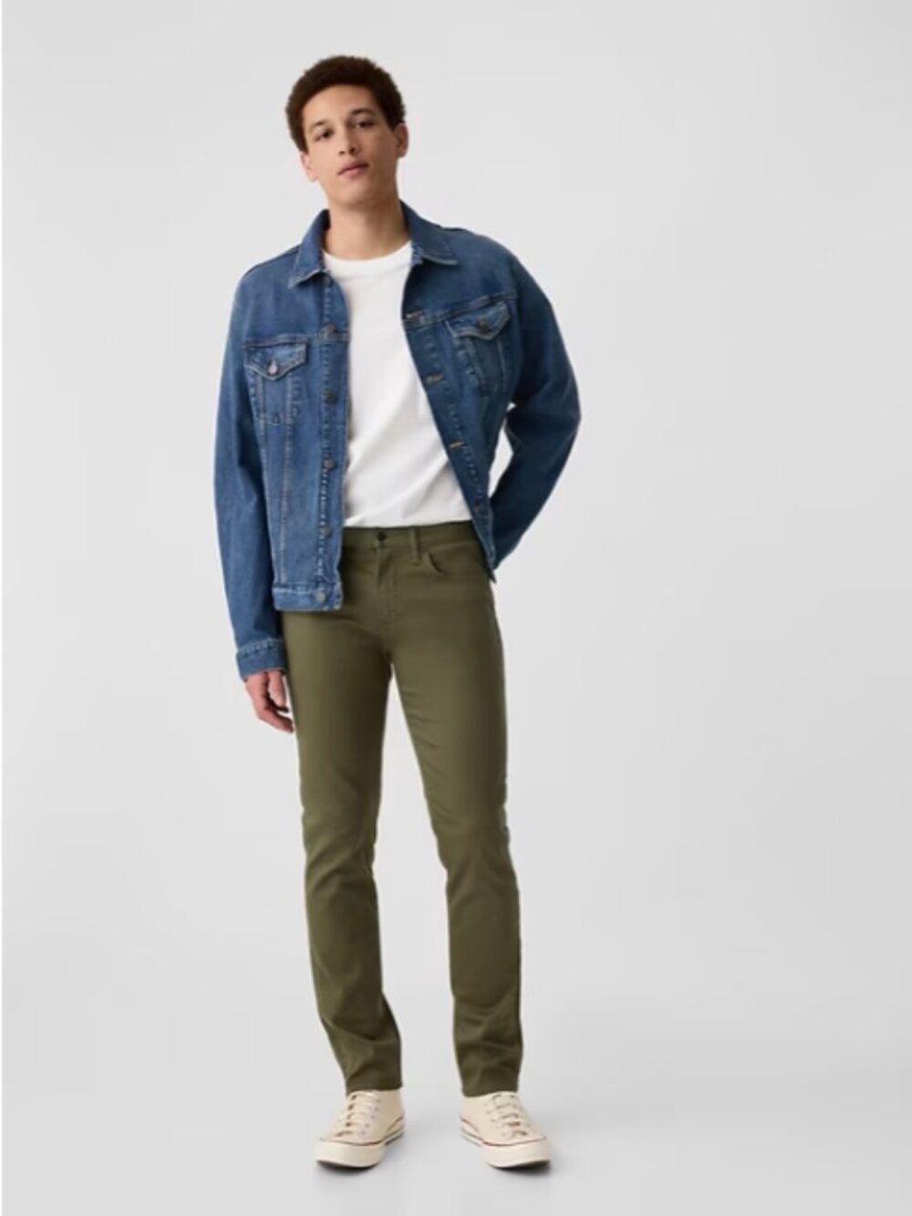 Men's GapFlex Slim Travel Jeans - Olive